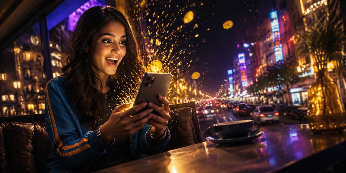 Bangalore MG Road nightlife with cricket betting and live casino icons