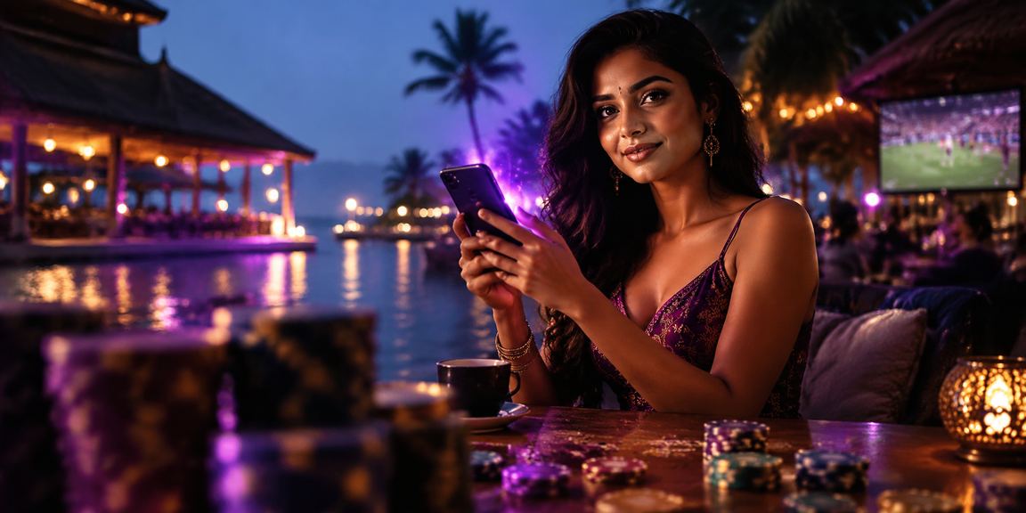 Mobile payment usage at a vibrant night market in Kerala